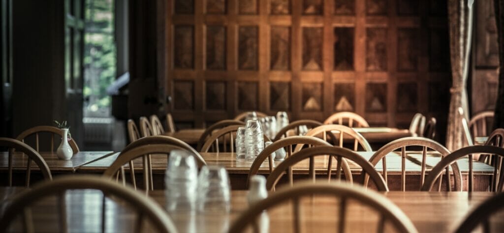 Oak dining room